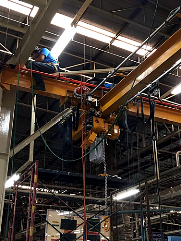 งานซ่อมบำรุงเครน